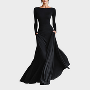 Mikayla – Elegantes Maxikleid mit fließenden Falten