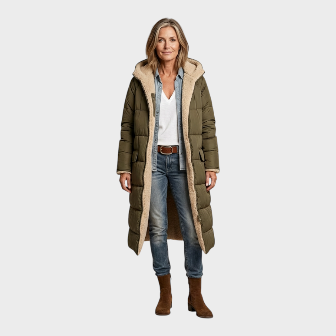 Gloria – Eleganter wendbarer Damenmantel – Ansicht 5
