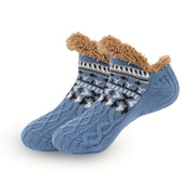 Gestrickte Damen-Hausschuhe Julia mit Fleecefutter – Ansicht 5
