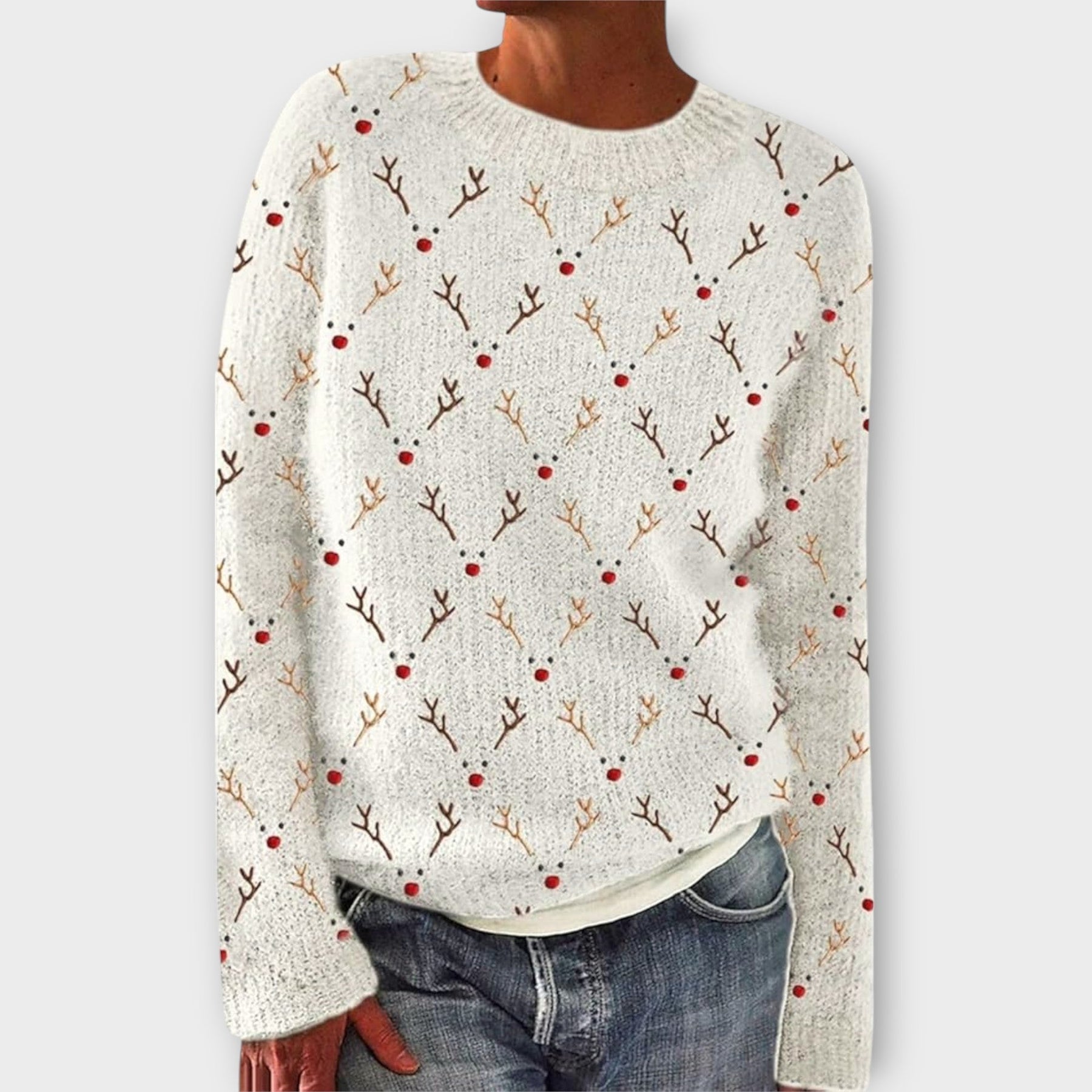 Gemütlicher Damen-Weihnachtspullover Simon