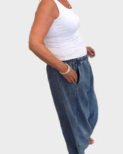 Gwen – Lockere Damenjeans mit elastischem Bund – Ansicht 6
