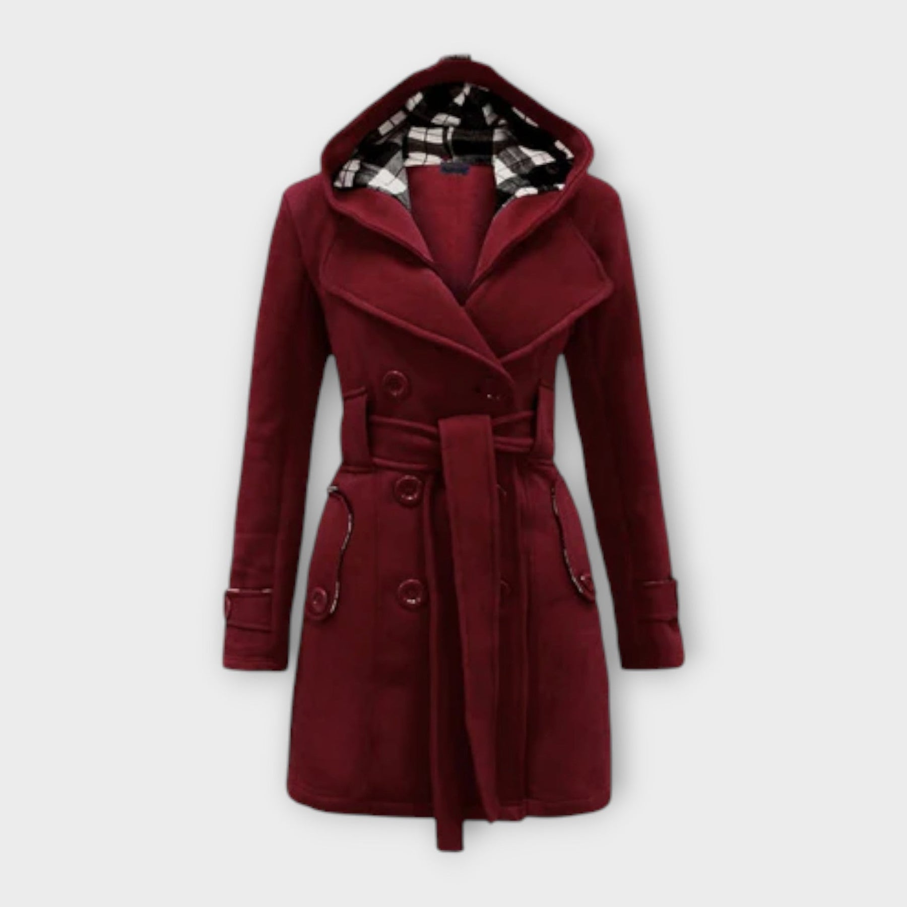 Evelyn – Warmer Wintermantel für Damen – Ansicht 2