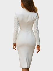 Camille – Tailliertes Midi-Kleid im Blazer-Stil – Ansicht 5