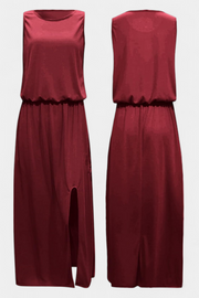 Dianne – Ärmelloses Damenkleid mit Seitenschlitz – Ansicht 8