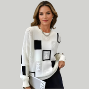Alida – Schicker Damenpullover mit Rundhalsausschnitt