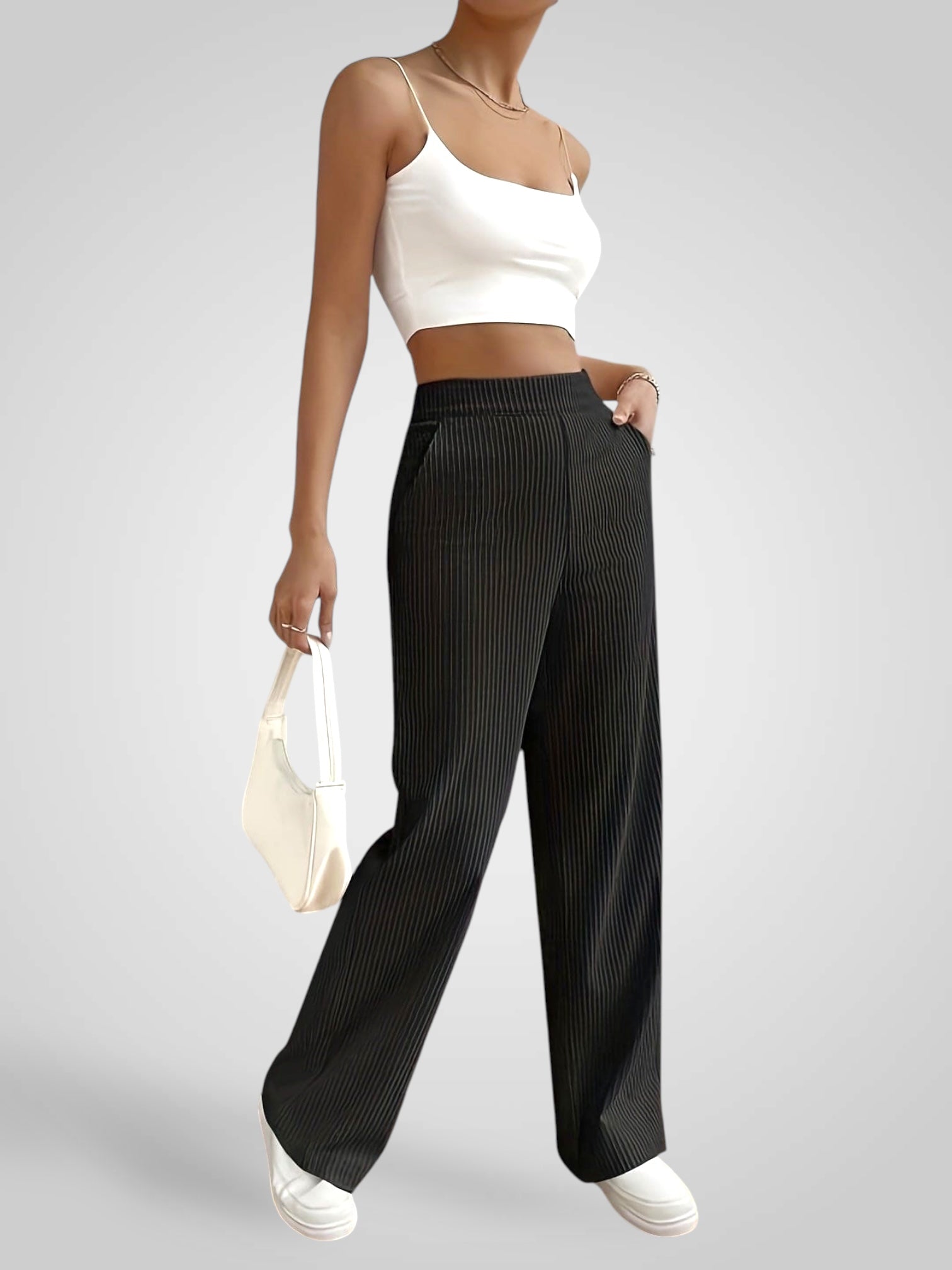 Monica – Bequeme Cordhose für Damen – Ansicht 2