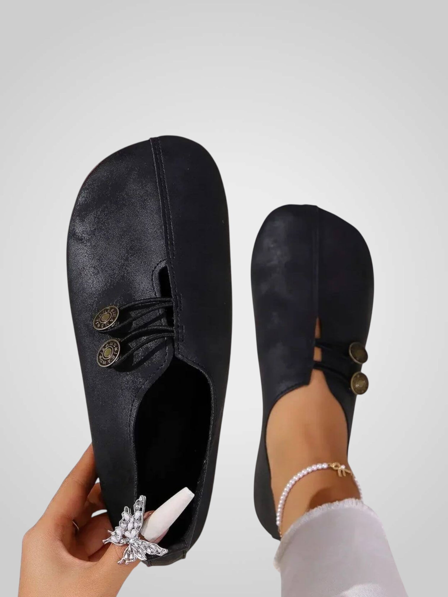 Lydia – Weiche flexible orthopädische Schuhe für Damen – Ansicht 8