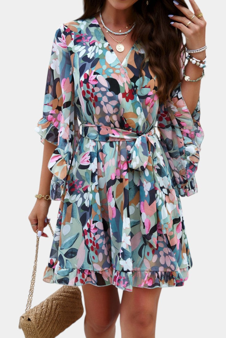 Besa Mini-Kleid mit Blumenmuster