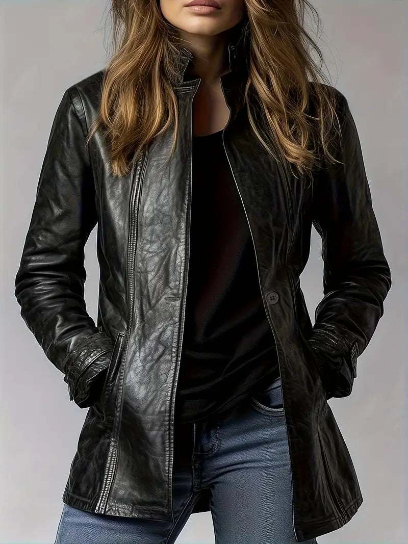 Adelina – Lässige Button-Down-Jacke für Damen