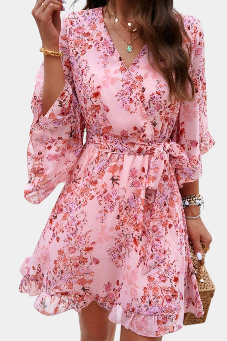 Besa Mini-Kleid mit Blumenmuster