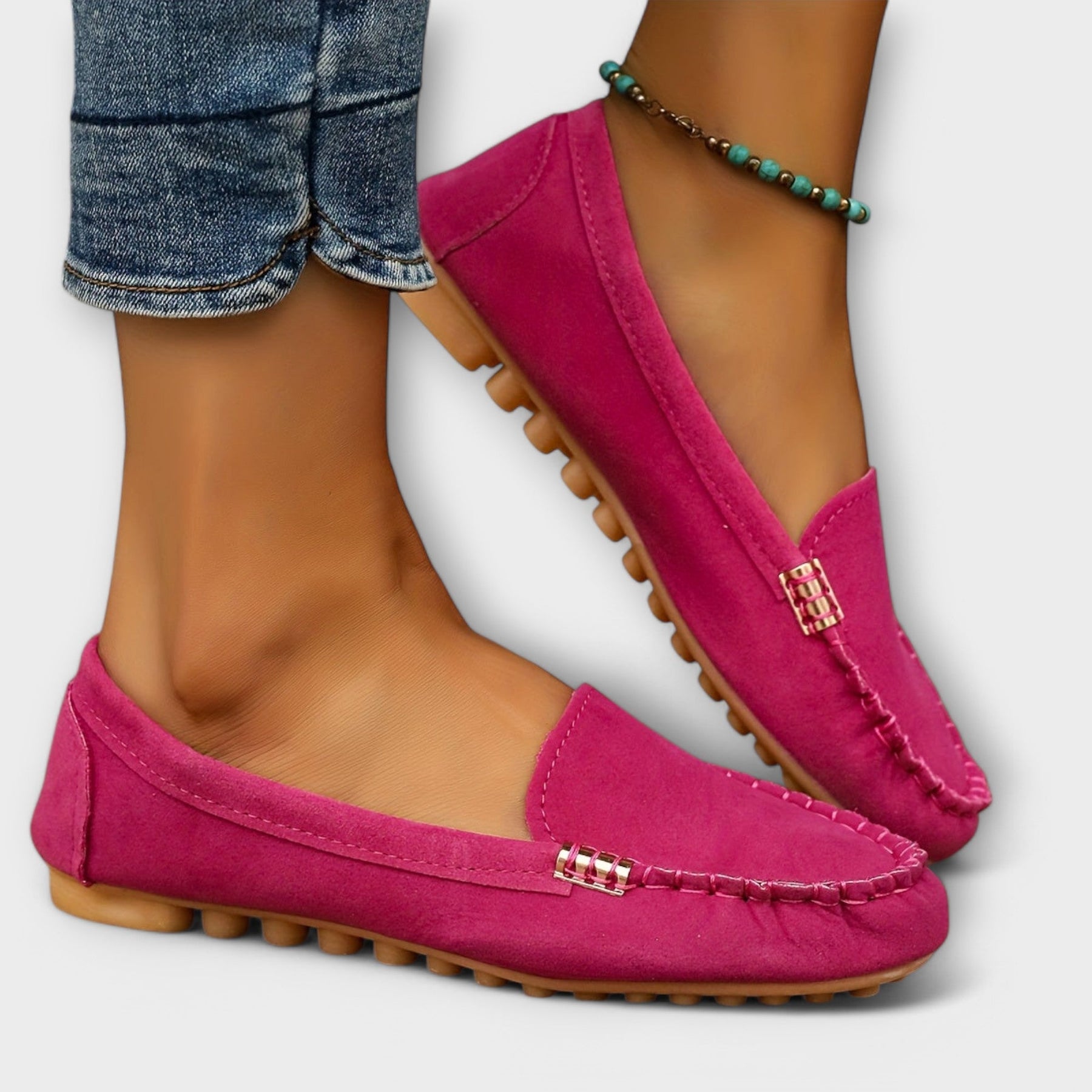 Leichte Damen-Mokassins Sabrina mit Fleece – Ansicht 11