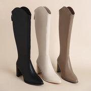 Precious – Kniehohe Lederstiefel für Damen