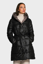 Pollie – Wendbare Damenjacke mit Leopardenmuster