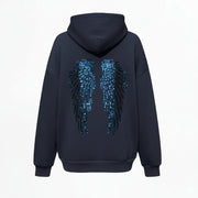 Avana – Damen-Set aus Hoodie und Trainingshose mit Engelsflügeln – Ansicht 3