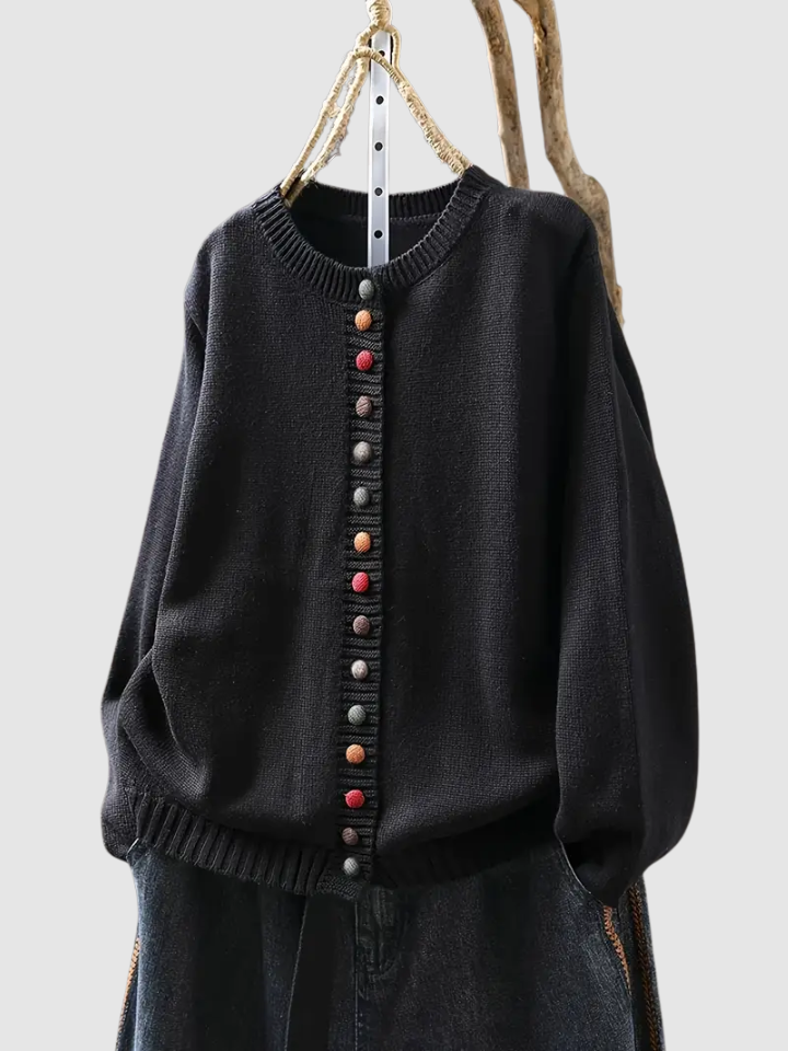 Adalyn Grace – Strickjacke für Damen mit Knöpfen – Ansicht 4