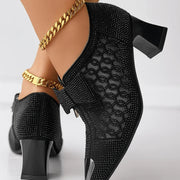 Damen-Pumps Vivienne mit Schleife und Strass – Ansicht 5