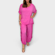 Maria – Damen-Set mit Bluse und lockerer Hose – Ansicht 4