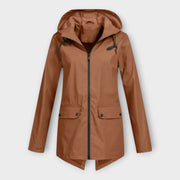 Linda – Stilvolle wasserdichte Damenjacke mit Kapuze – Ansicht 6