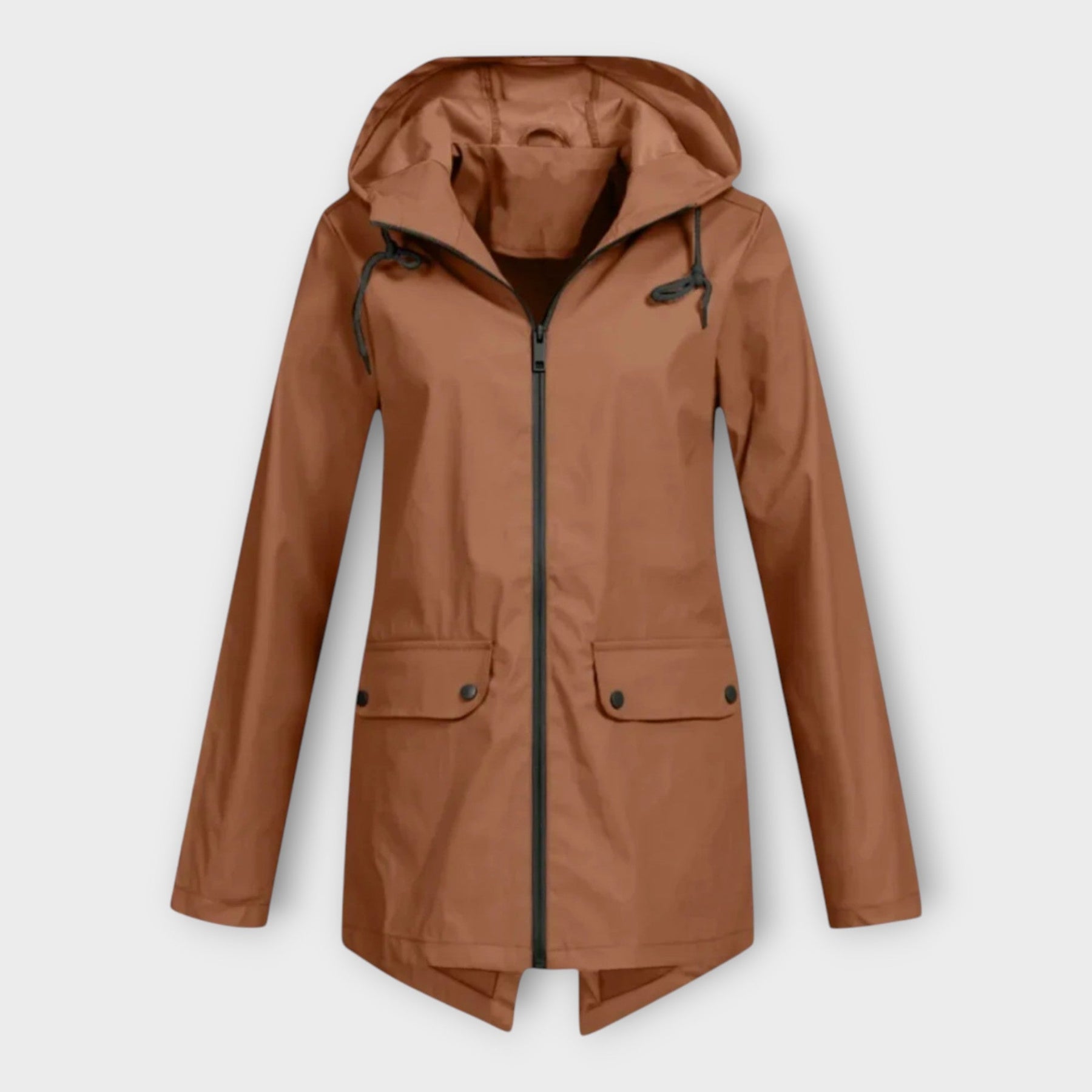Linda – Stilvolle wasserdichte Damenjacke mit Kapuze – Ansicht 6
