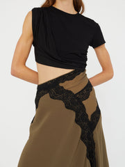 Alice – Midikleid für Damen mit gedrehtem Detail – Ansicht 6