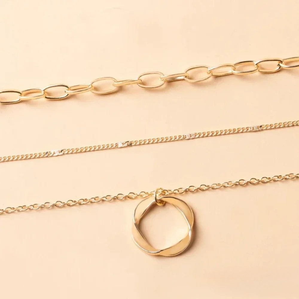 Retro-Gold-Kappe mit Kragen