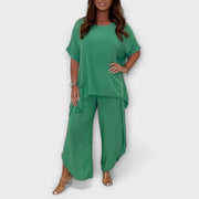 Maria – Damen-Set mit Bluse und lockerer Hose – Ansicht 5