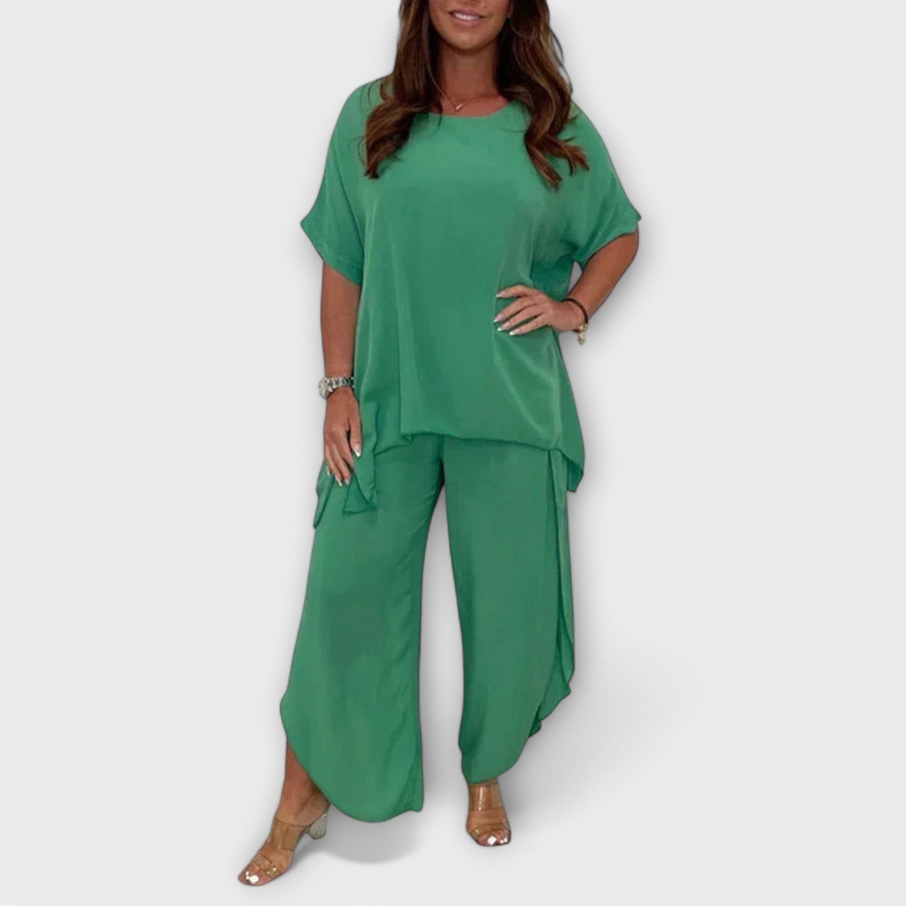 Maria – Damen-Set mit Bluse und lockerer Hose – Ansicht 5