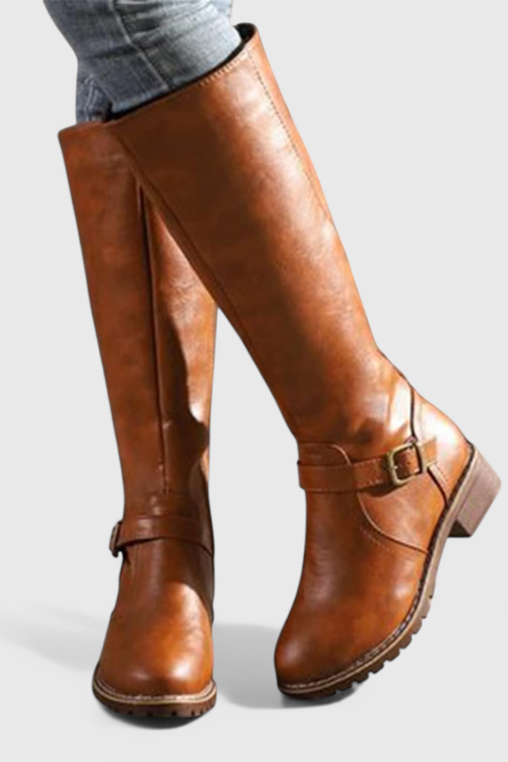 Sienna – Klassische kniehohe Reitstiefel für Damen – Ansicht 4