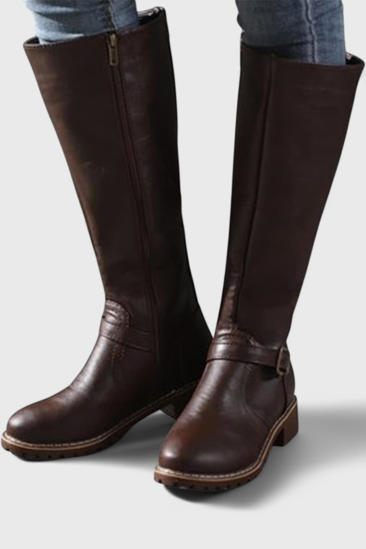 Sienna – Klassische kniehohe Reitstiefel für Damen – Ansicht 3