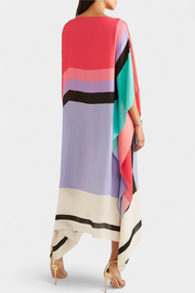 Eleonora – Damen-Kaftan mit geometrischem Muster – Ansicht 18