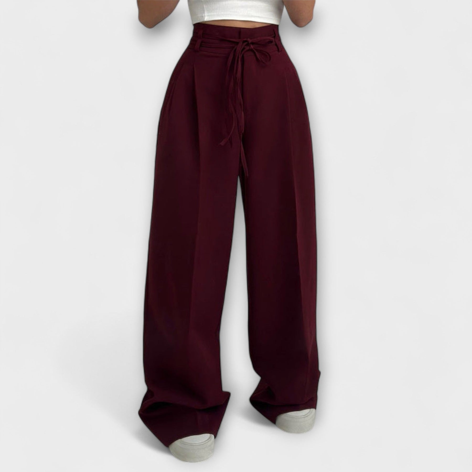 Bequeme Damenhose Jill mit Kordelzug – Ansicht 5
