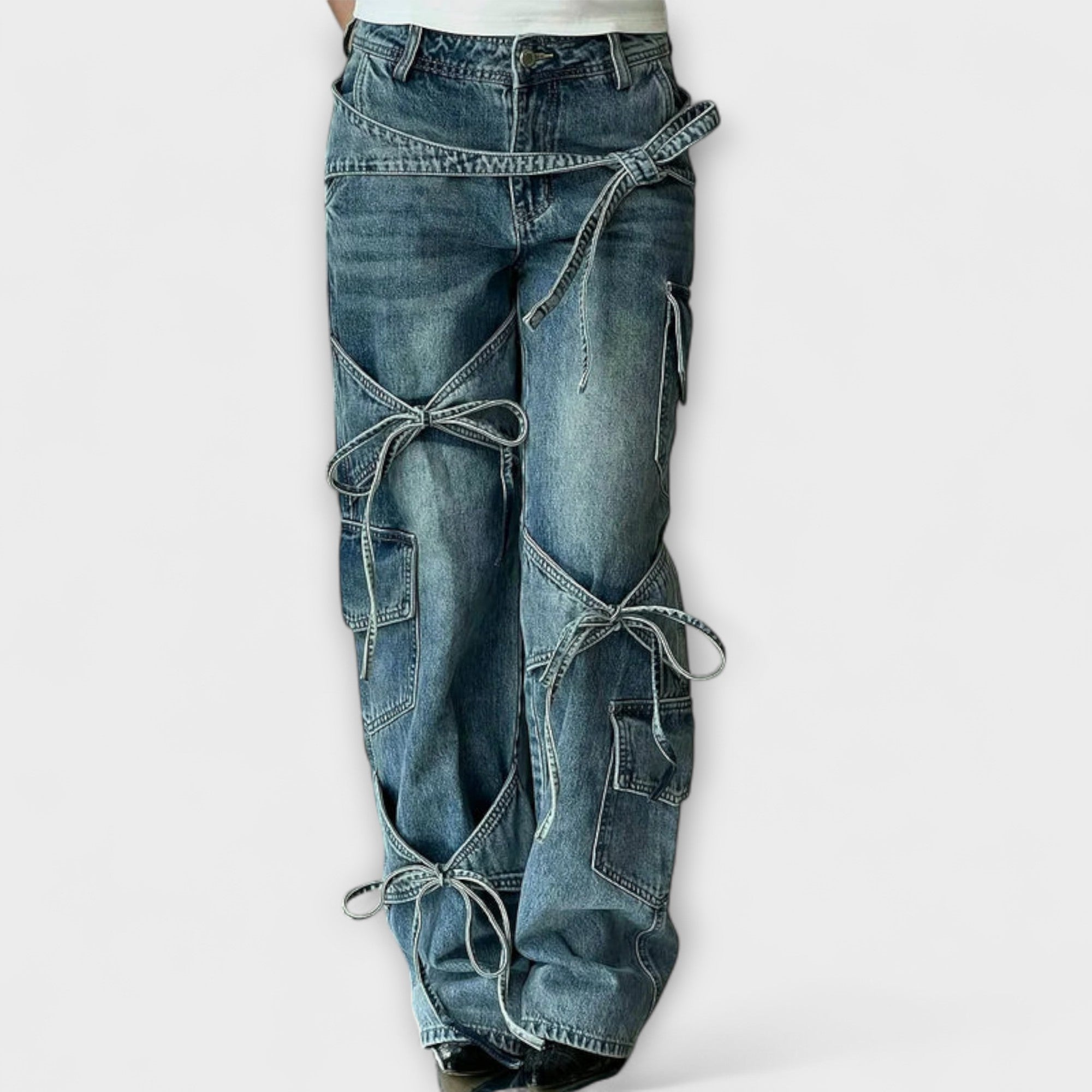 Greta - Jeans mit Knoten