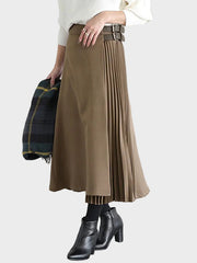 Giana – Eleganter plissierter A-Linien-Rock