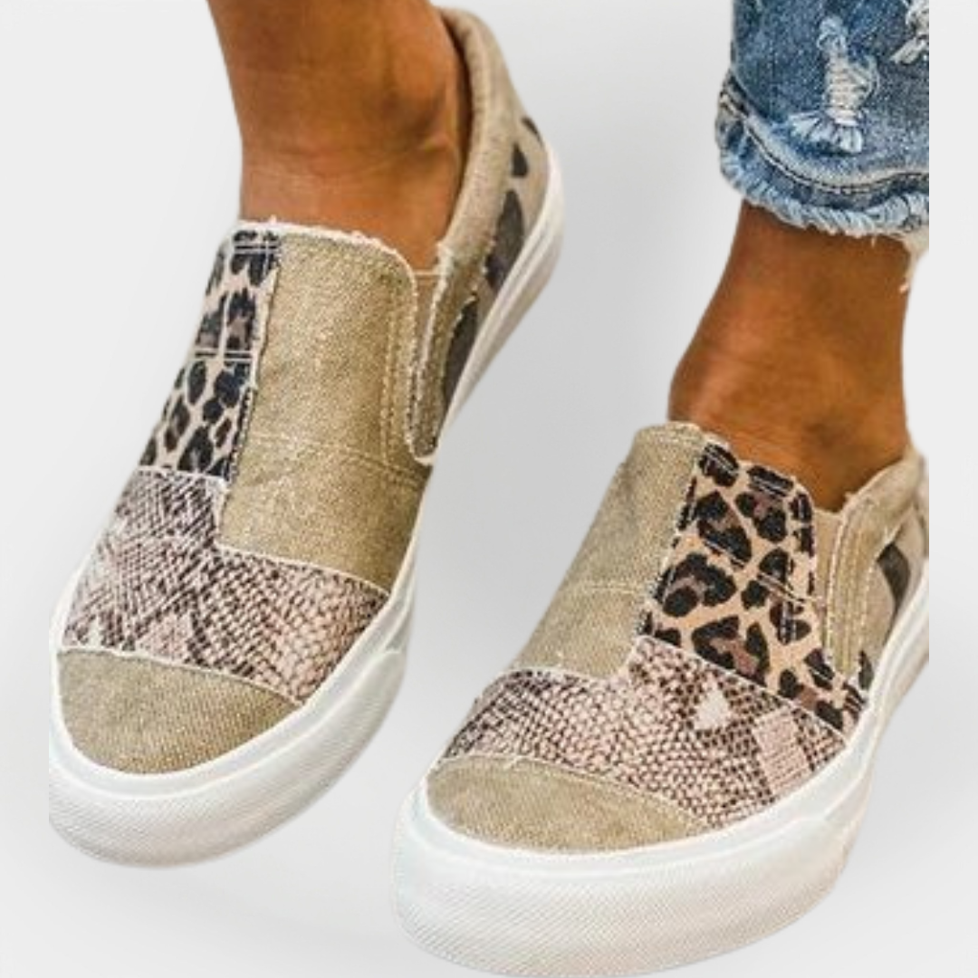 Noemi – Slip-on-Schuhe für Damen mit Animal-Print – Ansicht 2