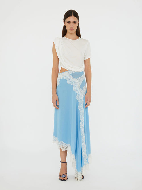 Alice | Midikleid mit gedrehtem Blusendetail