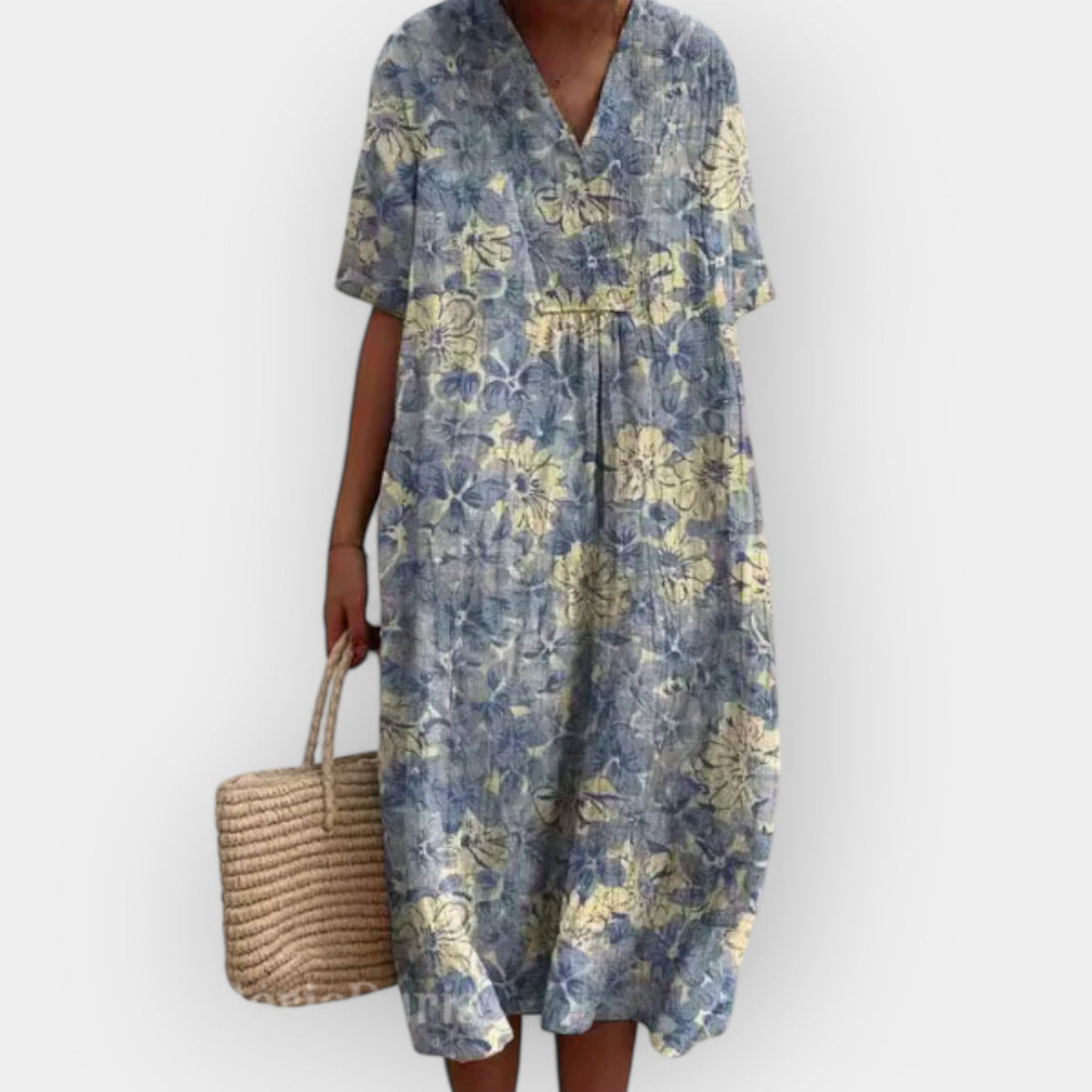Florales Sommerkleid für Damen – Ansicht 3