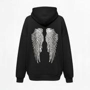 Avana – Damen-Set aus Hoodie und Trainingshose mit Engelsflügeln – Ansicht 4