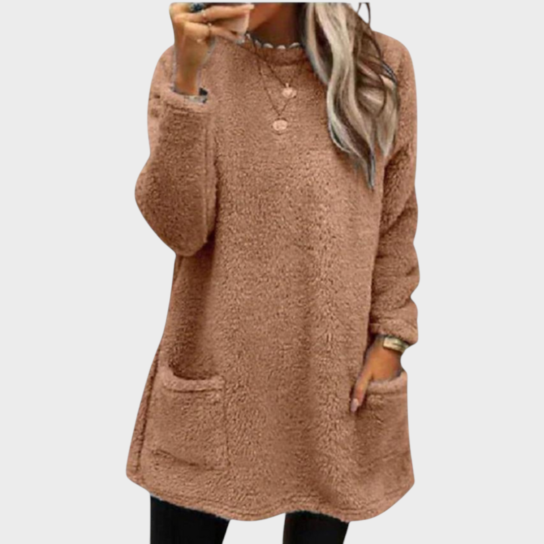 Willa – Bequemer Damenpullover mit Bauchabdeckung – Ansicht 5
