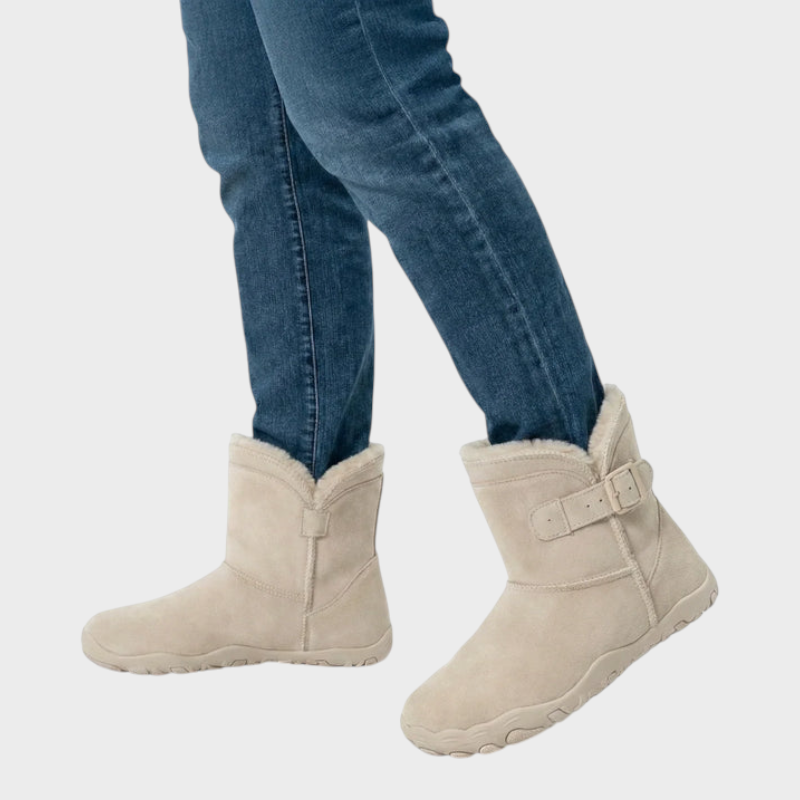 Damen-Ballerina-Schuhe Cozely mit Fellfutter – Ansicht 10