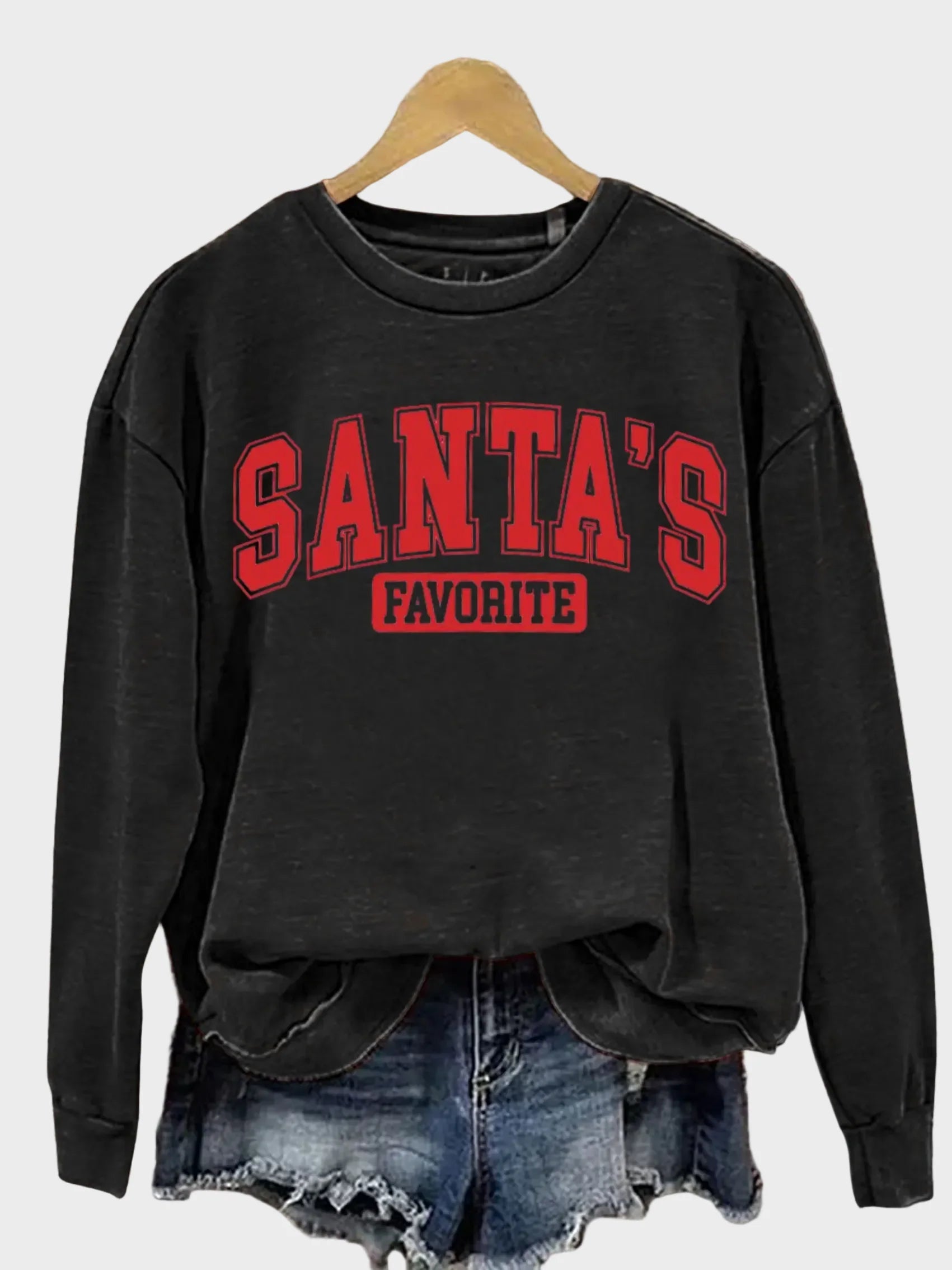 Shana – Damen-Sweatshirt mit Weihnachtsmuster – Ansicht 5