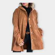 Cordia – Langer lässiger Damenmantel mit Kapuze – Ansicht 10