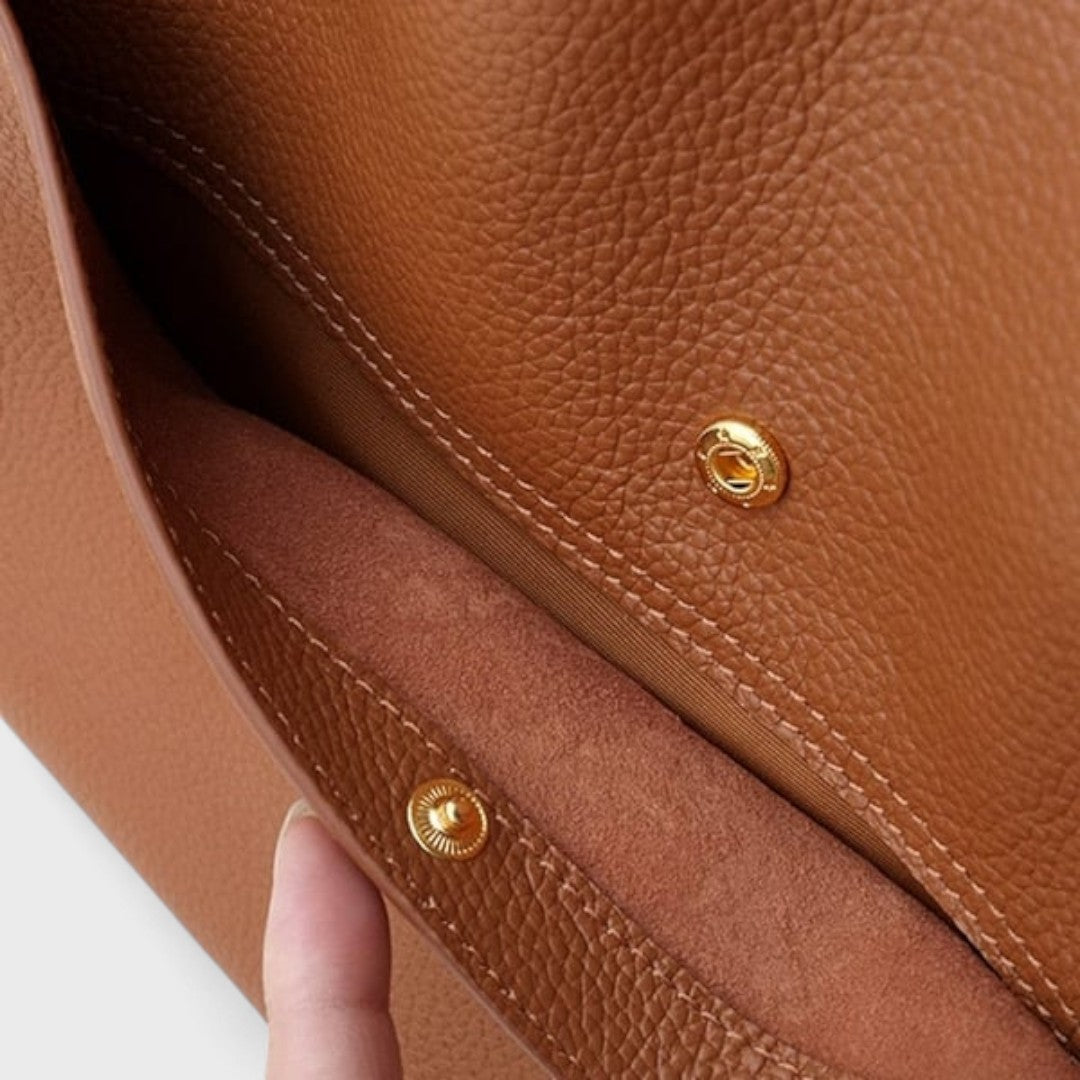 Mariah – Schultertasche für Damen aus echtem Leder – Ansicht 2