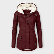 Wasserdichte wattierte Damen-Winterjacke Sophie – Ansicht 6