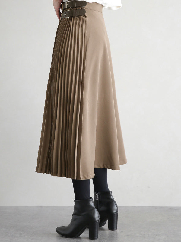 Giana – Eleganter plissierter A-Linien-Rock