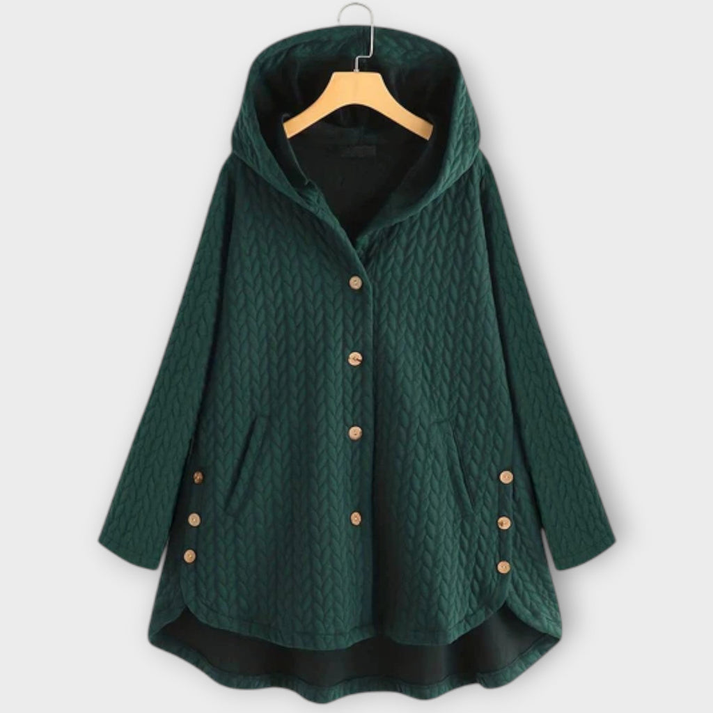 Leslie – Warme Strickjacke mit Knöpfen