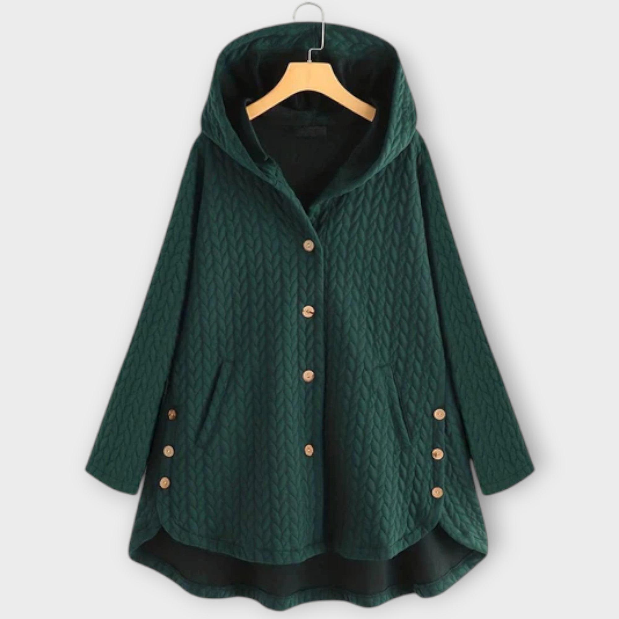 Leslie – Warme Strickjacke mit Knöpfen