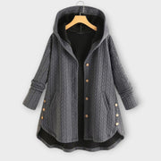 Warme Damen-Strickjacke Leslie mit Knöpfen – Ansicht 3