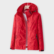 Moderne wasserdichte Damenjacke mit Kapuze – Ansicht 4