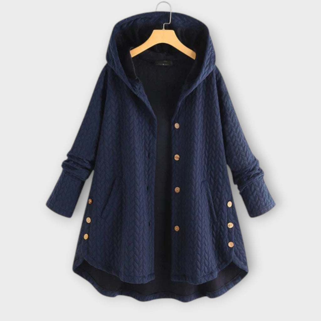 Leslie – Warme Strickjacke mit Knöpfen