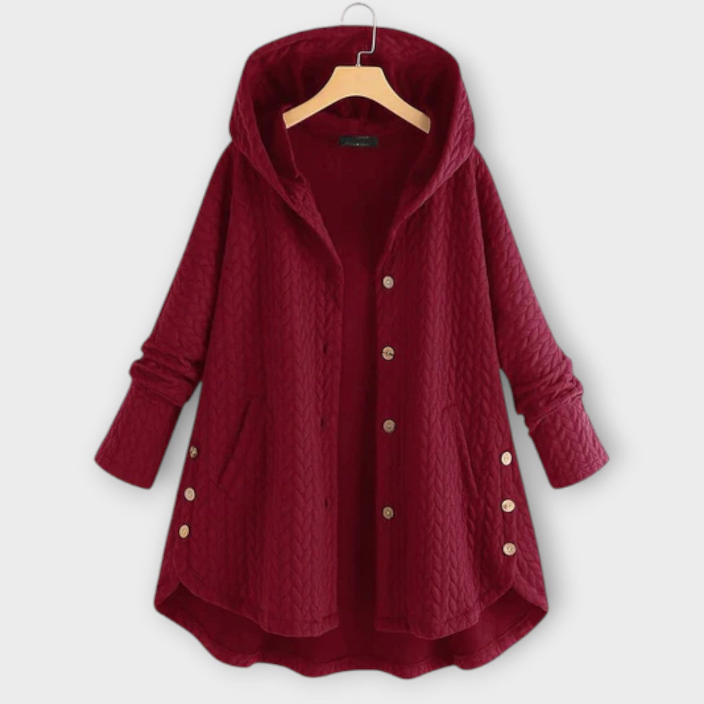 Leslie – Warme Strickjacke mit Knöpfen